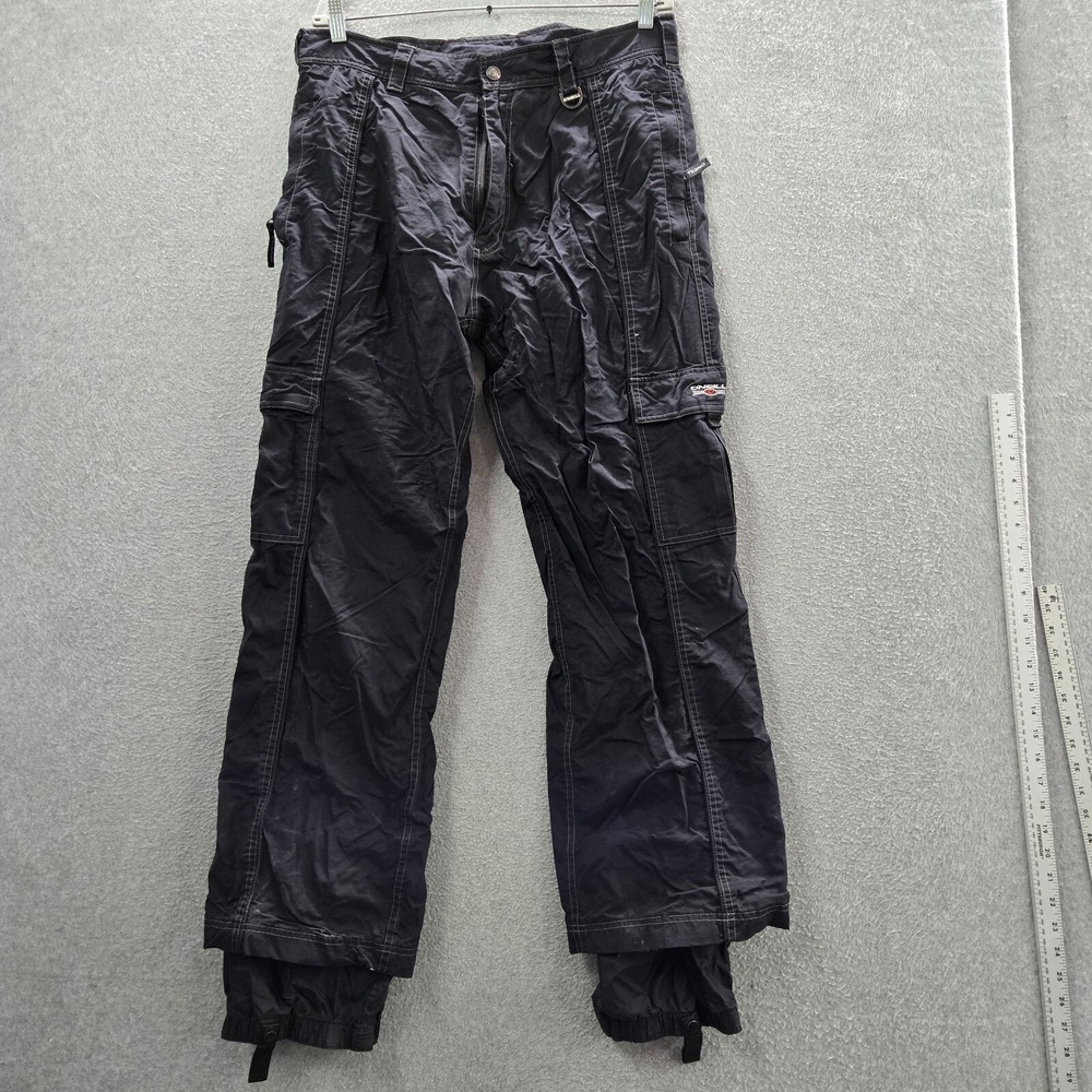 VINTAGE Oneill Men Pants Large Black Snow Pants Logo Ski Snowboarding Y2K‎